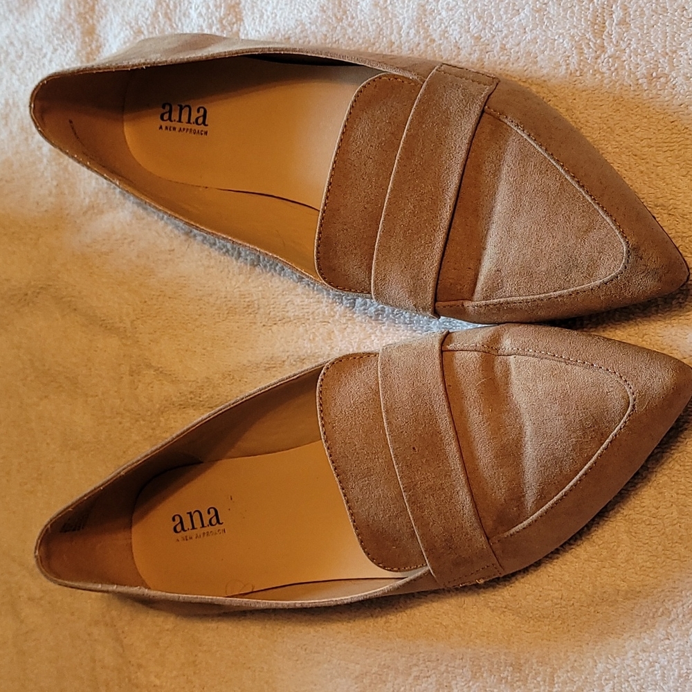 Suede flats